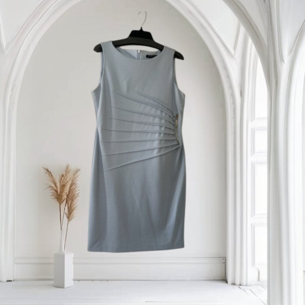 Ivanka Trump Robins Egg Blue Fitted Dress - NEW